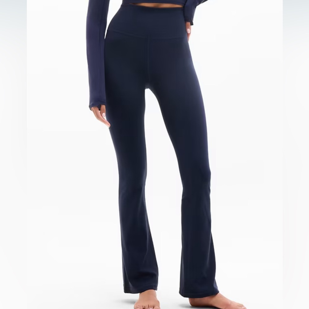 New Navy Athleta Elation Flare Pant - Picture 2 of 5
